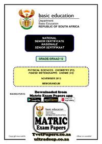 Physical Sciences P2 Nov 2013 Memo Afr & Eng.pdf